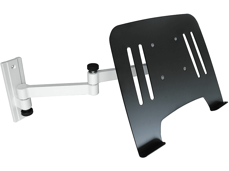 mit schwarz Wandhalterung weiß L52W-IP3BK Modell: INSTRUMENTS Notebook DRALL Wandhalterung Ablage Halterung Adapterplatte Laptop