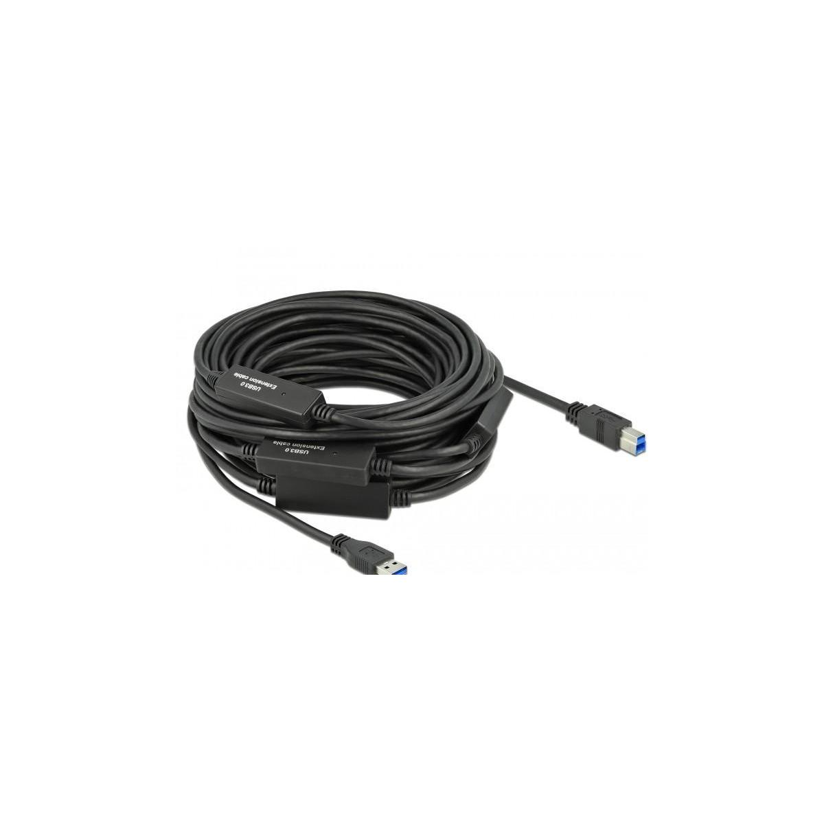 85382 Schwarz USB Kabel, DELOCK