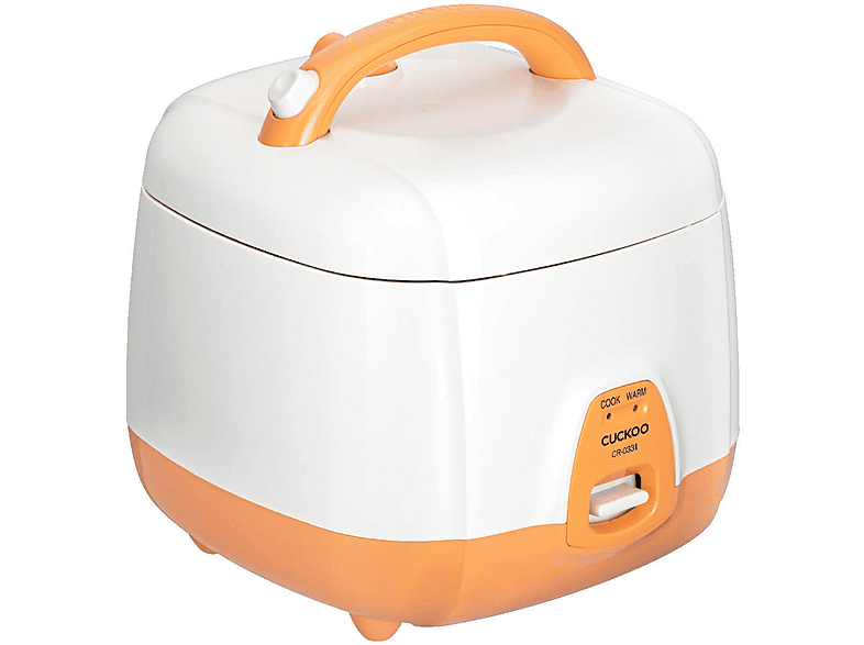 CUCKOO CR-0331 Reiskocher (360 Watt, Orange/Weiß)
