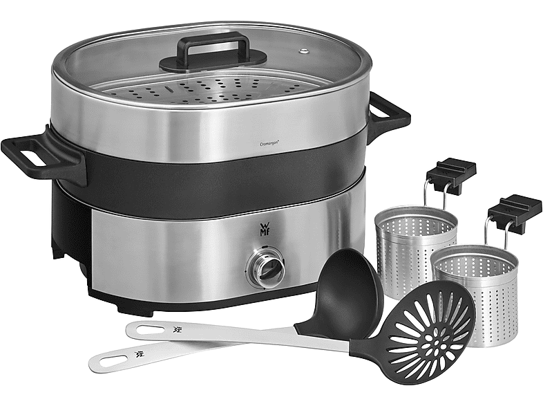 WMF 0415540011 LONO HOT POT & STEAMER Hot Pot & Dampfgarer (1700 Watt, Cromargan®)