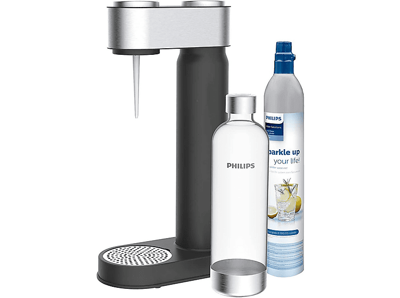 PHILIPS ADD4902BK SODA MAKER SCHWARZ Wassersprudler Mattschwarz