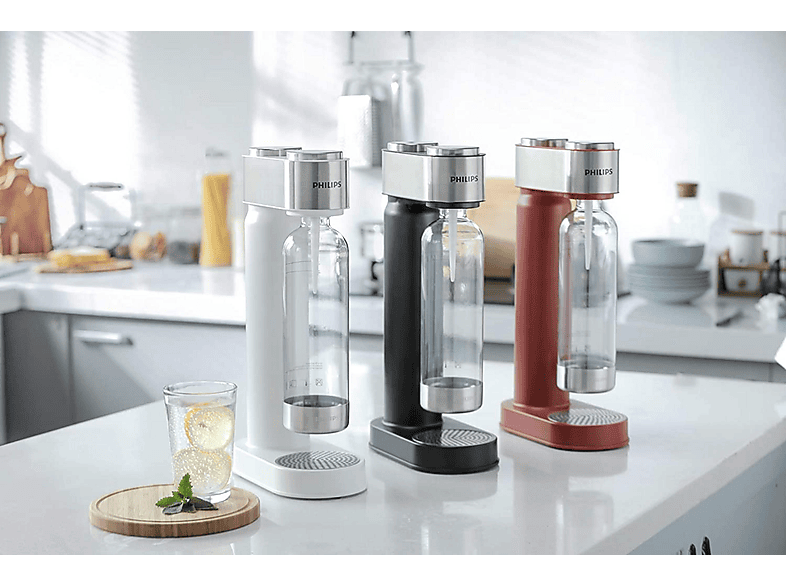 PHILIPS ADD4902BK SODA MAKER SCHWARZ Wassersprudler Mattschwarz