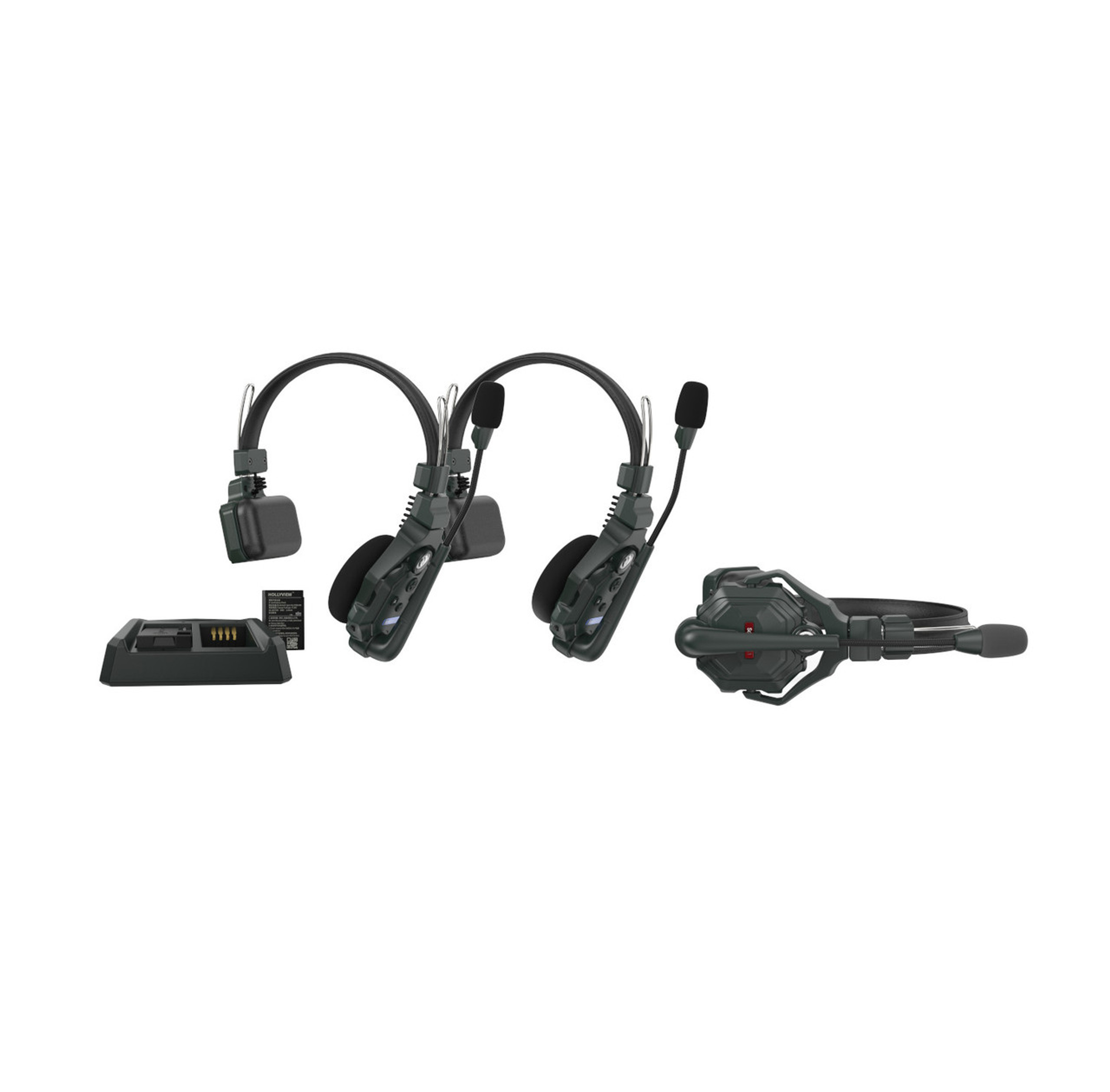 HOLLYLAND Solidcom - C1 3S Duplex Over-ear Intercom Full System, Wireless Mono-Headset Schwarz