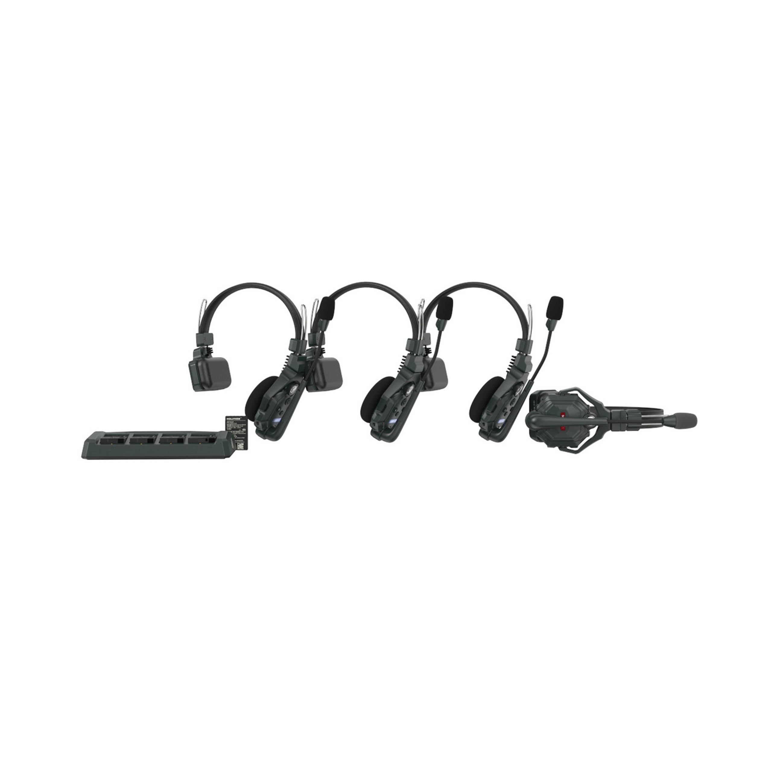 Solidcom Mono-Headset 4S C1 Duplex - Full HOLLYLAND Over-ear Wireless Intercom Schwarz System,