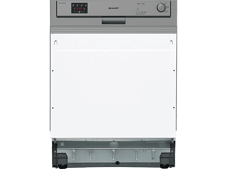 SHARP QW-HX12S47ES-DE Geschirrspüler (teilintegrierbar (Besteckkorb, 598 mm breit, 47 dB (A), E)