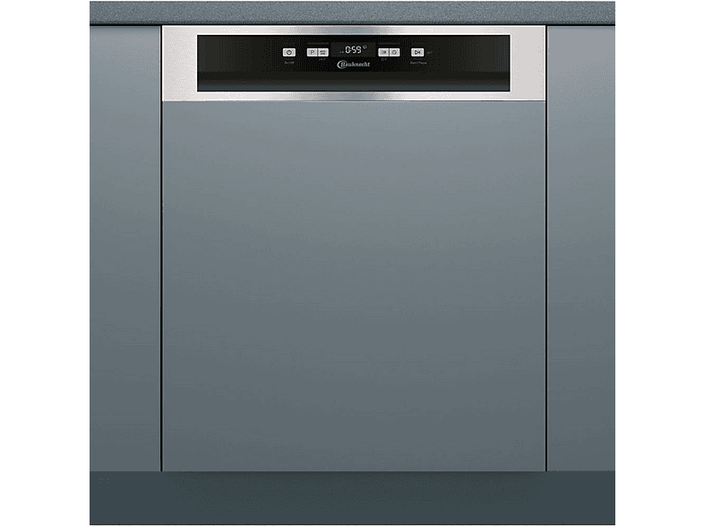 BAUKNECHT BKBC 3C26 X (2) Geschirrspüler (teilintegrierbar (Besteckkorb, 598 mm breit, 46 dB (A), E)