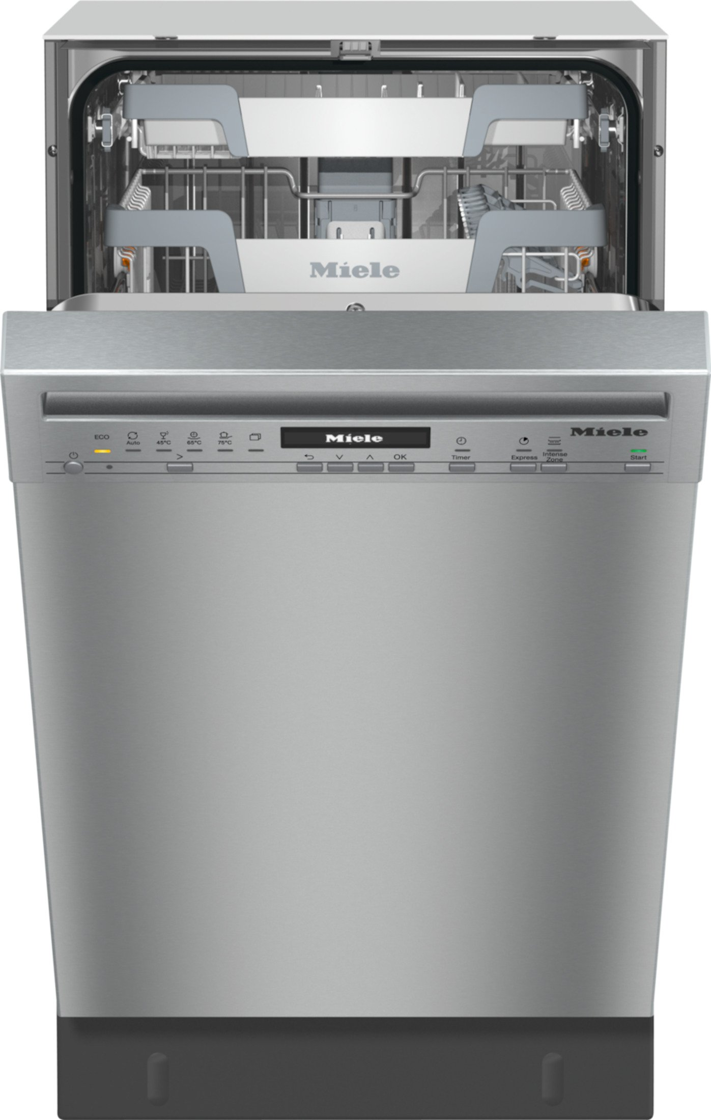 Energielabel für einen Beko Geschirrspüler, das Effizienzbewertungen und Energieverbrauch zeigt.