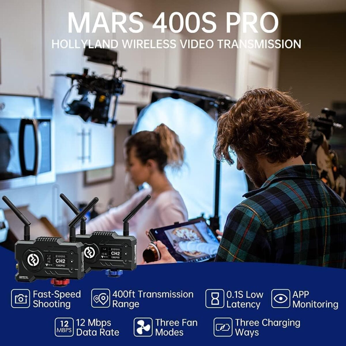 HOLLYLAND Mars 400S Pro Drahtloses Videoübertragungs