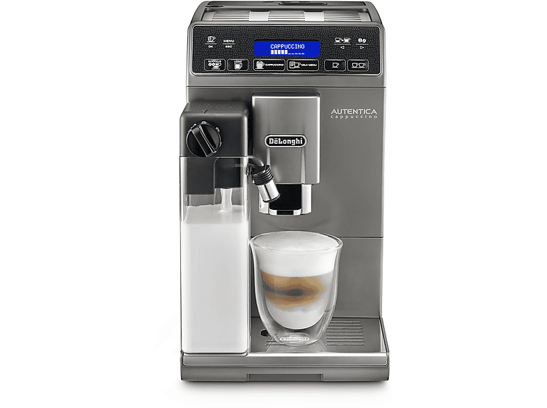 CAPPUCCINO DELONGHI - 29.666 T Titanium/Silber ETAM AUTENTICA Kaffeevollautomat