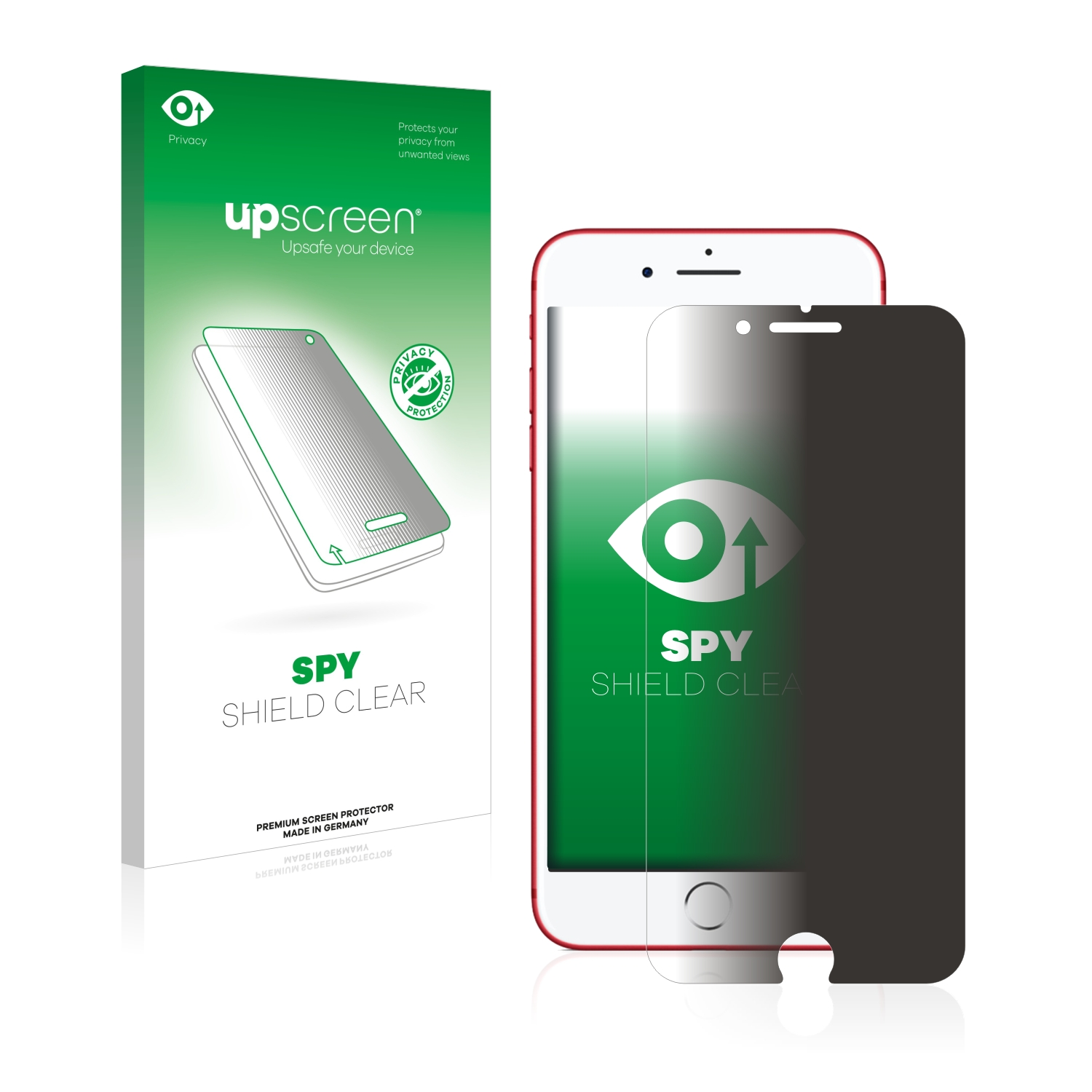 Schutzfolie(für 7 Red) UPSCREEN Apple Anti-Spy iPhone Plus