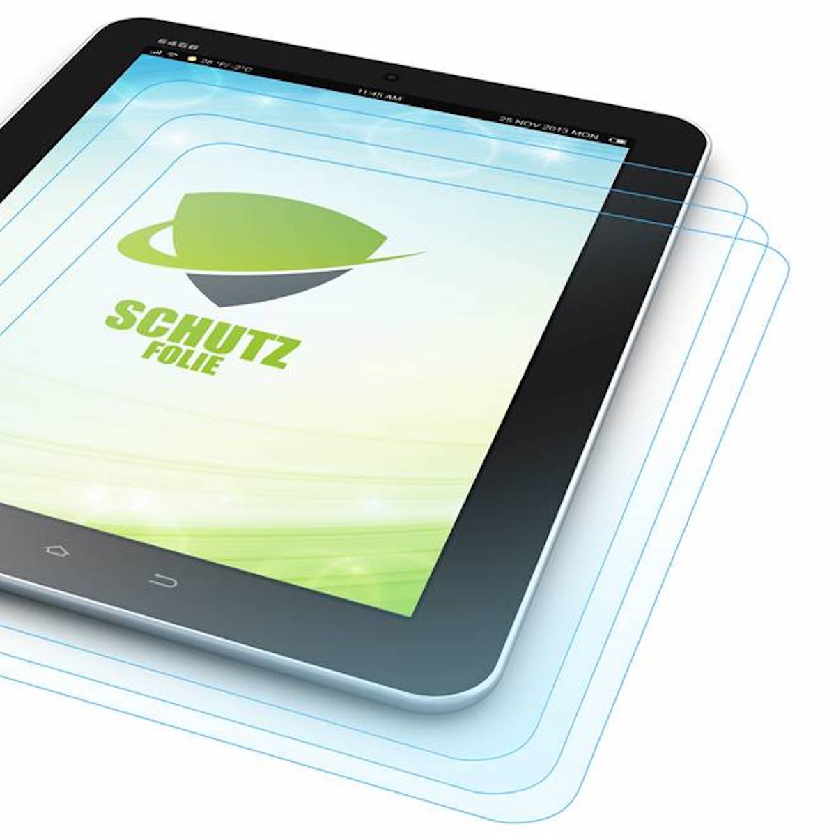 WIGENTO 3x TPU PET Folie 2020 iPad Zoll/ 10.9 Apple Air Protector 4. 2022) Schutzfolie(für Air Gen