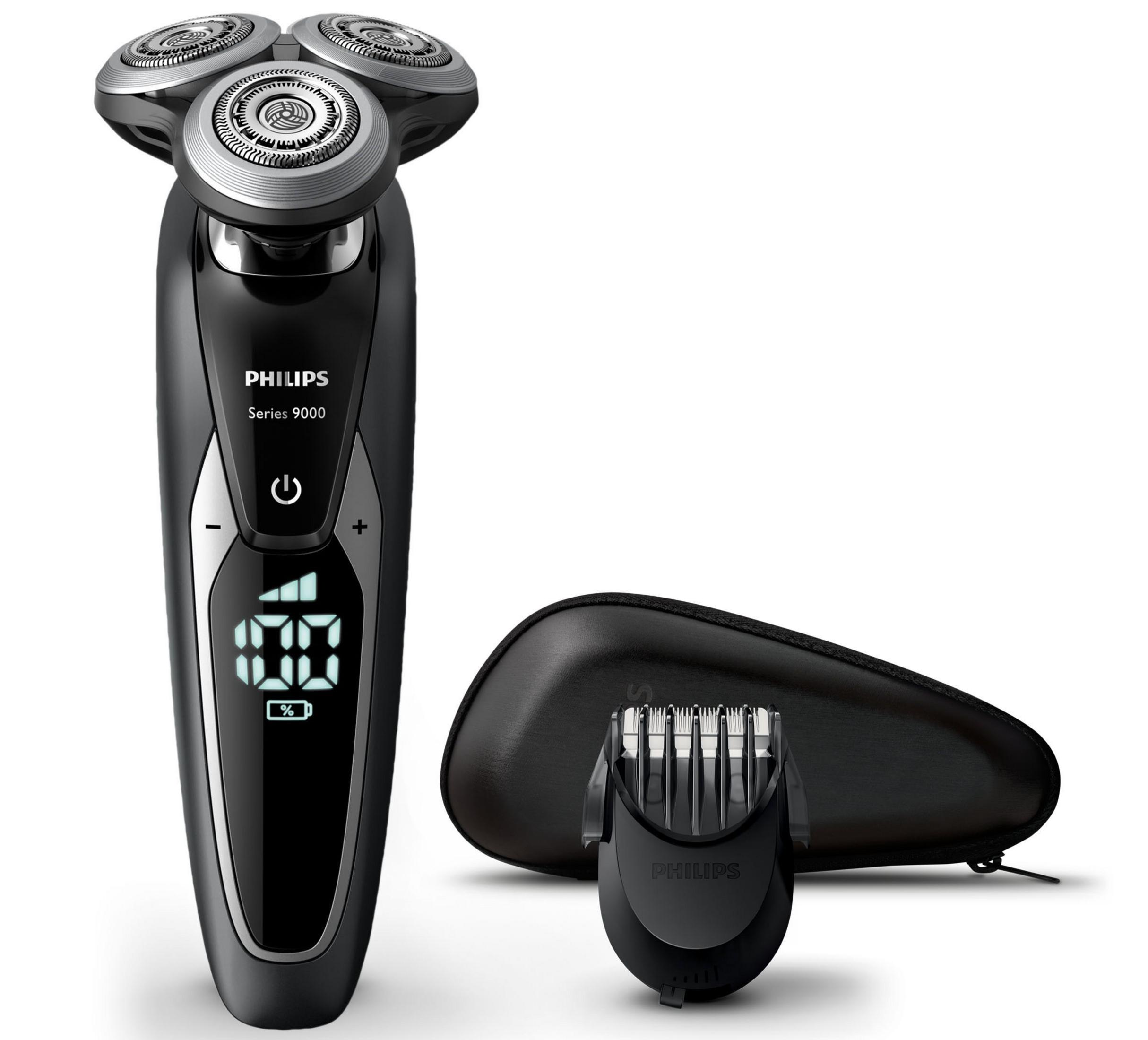 PHILIPS S9721/41 TRAS MAKINESI Tıraş Makinesi Siyah-Metalik Gri