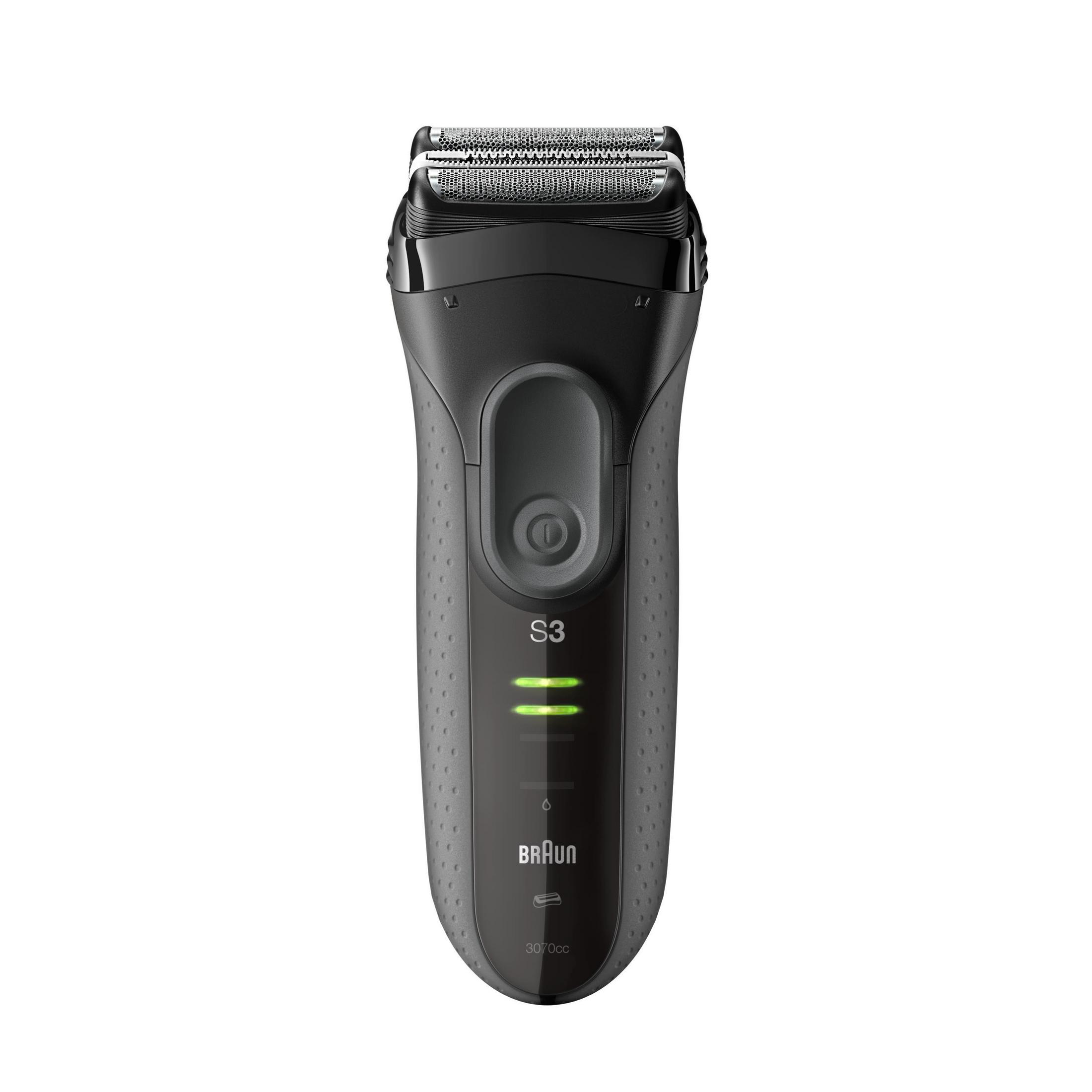 BRAUN SERIES 3 PROSKIN - 3050CC + CCR2 Rasierer Schwarz (MicroComb 