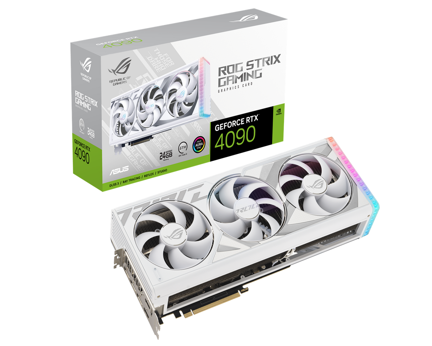 RTX GeForce card) (NVIDIA, ASUS Graphics White 4090