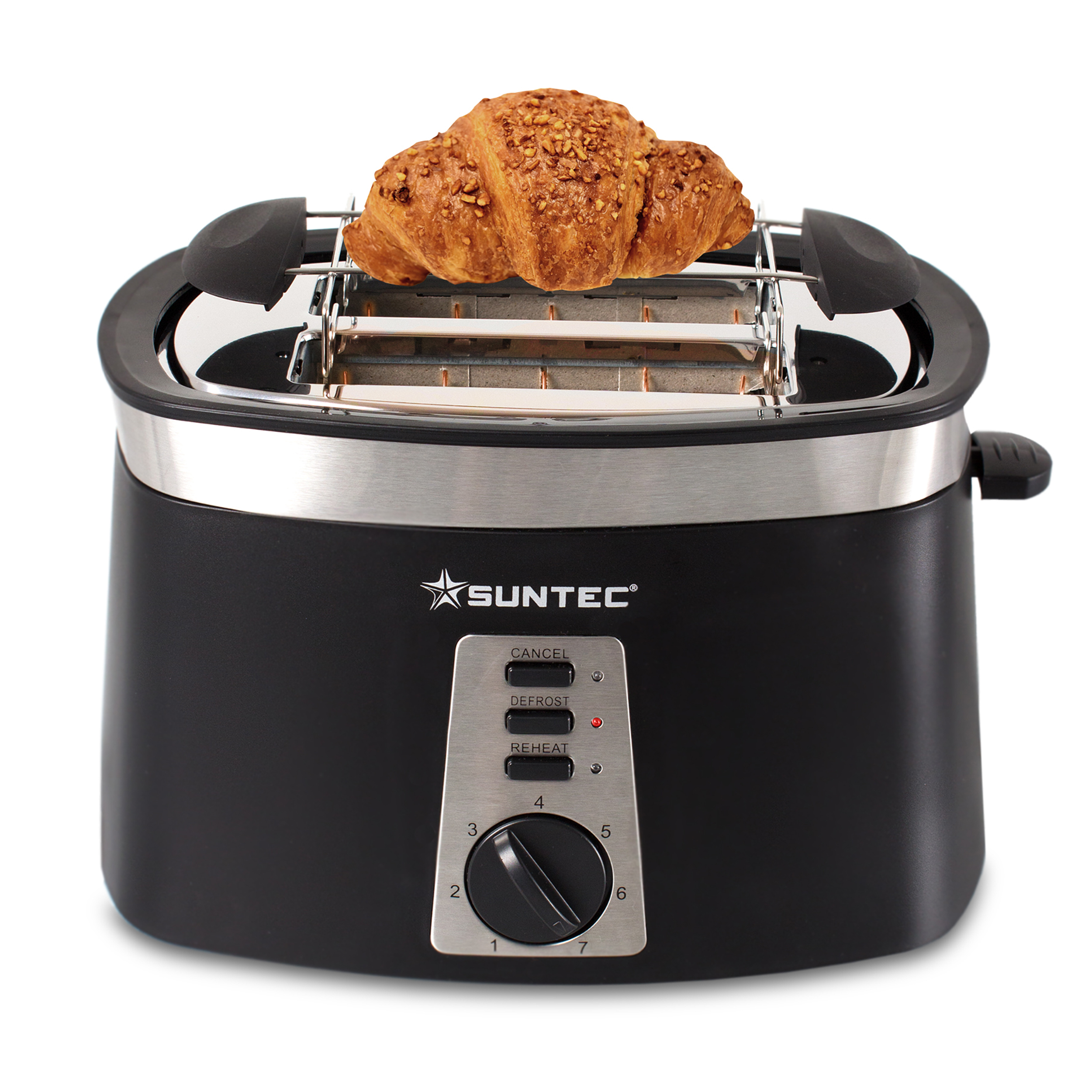 SUNTEC Watt, Toaster Schlitze: Schwarz TOA-9028 (920 2)