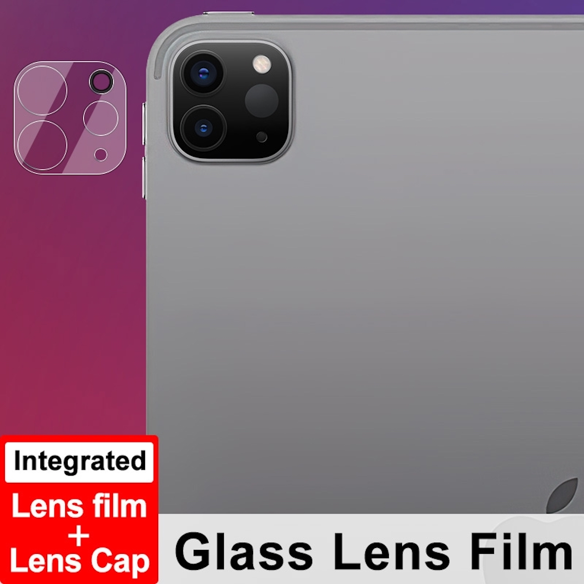 Glas / Schutz iPad 2022 Hart 2022) 11 Back Pro 12.9 Apple Schutzfolie(für Kamera WIGENTO H9
