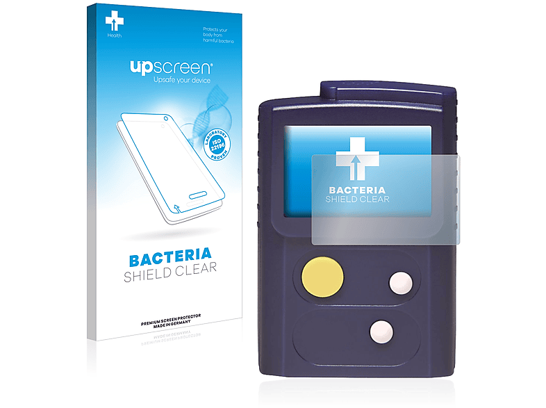 UPSCREEN klare antibakteriell Swissphone Schutzfolie(für RES.Q)