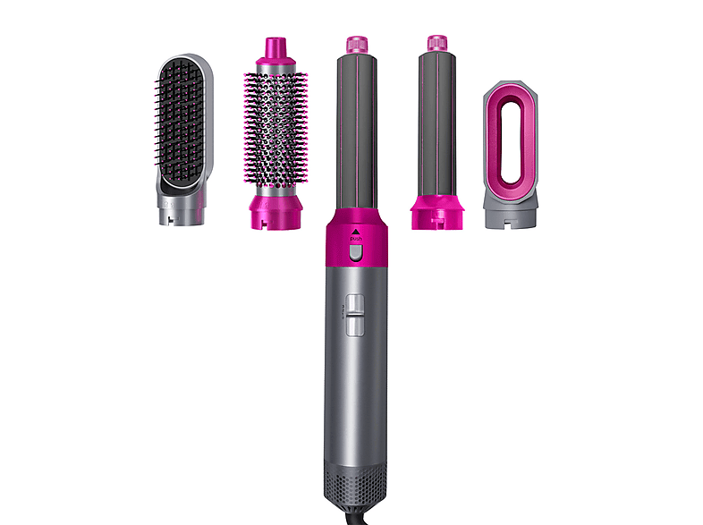 SYNTEK 5-in-1 Lockenstab Automatisch: Profi Hair Curler mit Welleneisen, Große Locken Lockenwickler