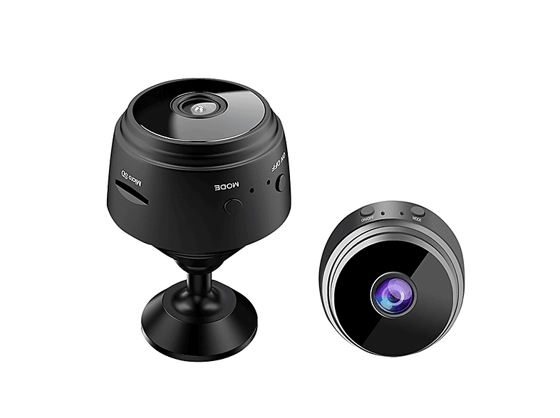 SYNTEK Kamera schwarz wifi home Monitor Infrarot Kamera Nachtsicht HD Kinder Sport Kameras 1080P Antenne