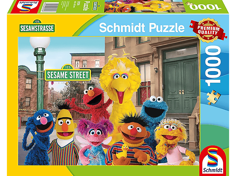 SCHMIDT SPIELE Sesamstrasse - Puzzle Freunden Ein Wiedersehen mit alten guten