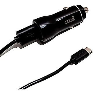 Cargador USB para coche - COOL 1279, Universal , Negro