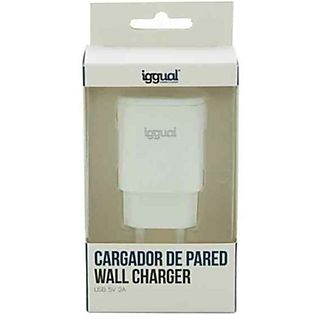 Cargador de móvil - IGGUAL IGG316924, Universal , Blanco