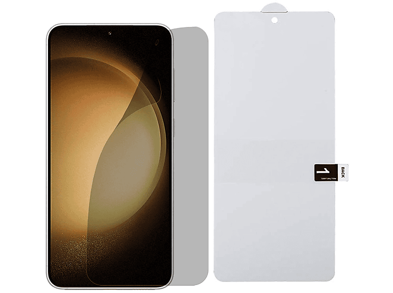 WIGENTO Hydrogel Anti-Spy Privacy Display Folie Schutzfolie(für Samsung Galaxy S23+ Plus 5G)