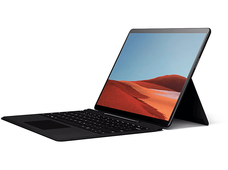 MICROSOFT QFM-00003 SURFACE PROX SQ1 16GB/256GB W10H BLACK, Convertible mit 13 Zoll Display,  Prozesssor, 16 GB RAM, 256 GB SSD, Microsoft® SQ1™ Adreno™ 685 GPU, Schwarz