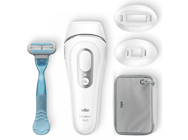 BRAUN PL 3221 SILK-EXPERT Haarentfernung PRO  IPL Weiß/Silber