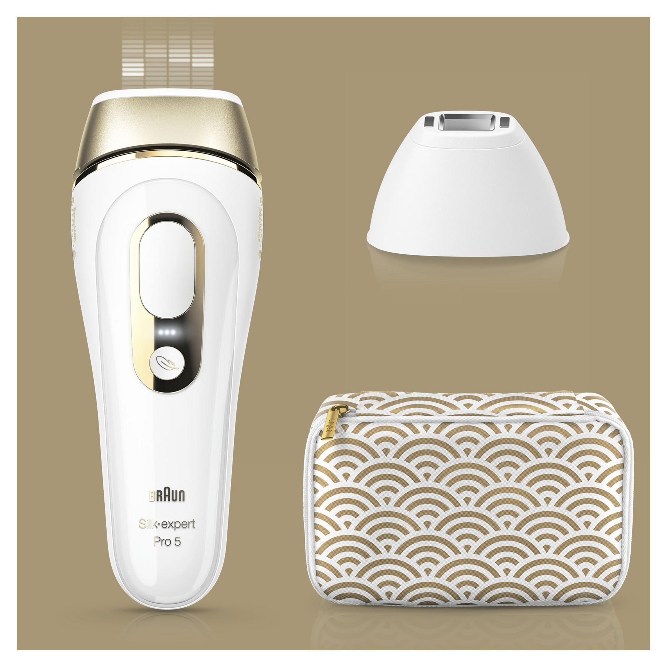 BRAUN PL 5137 SILK-EXPERT PRO 5 Haarentfernung Weiß & Gold