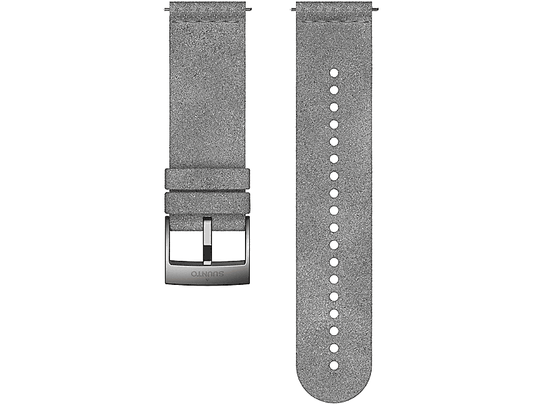 SUUNTO 24 URB5 MICRFIBER STRAP GRAY/STEEL M, Ersatzarmband, Suunto, Suunto 7 und Suunto 9 Serie (BARO und Titanium), Gray/Steel