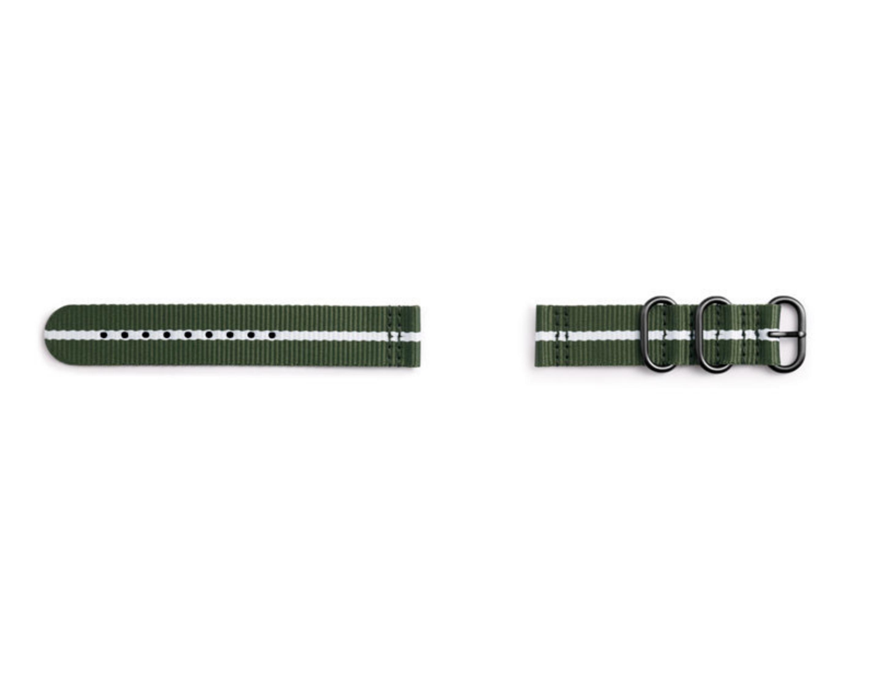 Ersatzarmband, Gear N. STRAP GP-R600BREECAD GREEN WH, Grün/Weiß Samsung, PREM. SAMSUNG 20 AB Sport, ST.