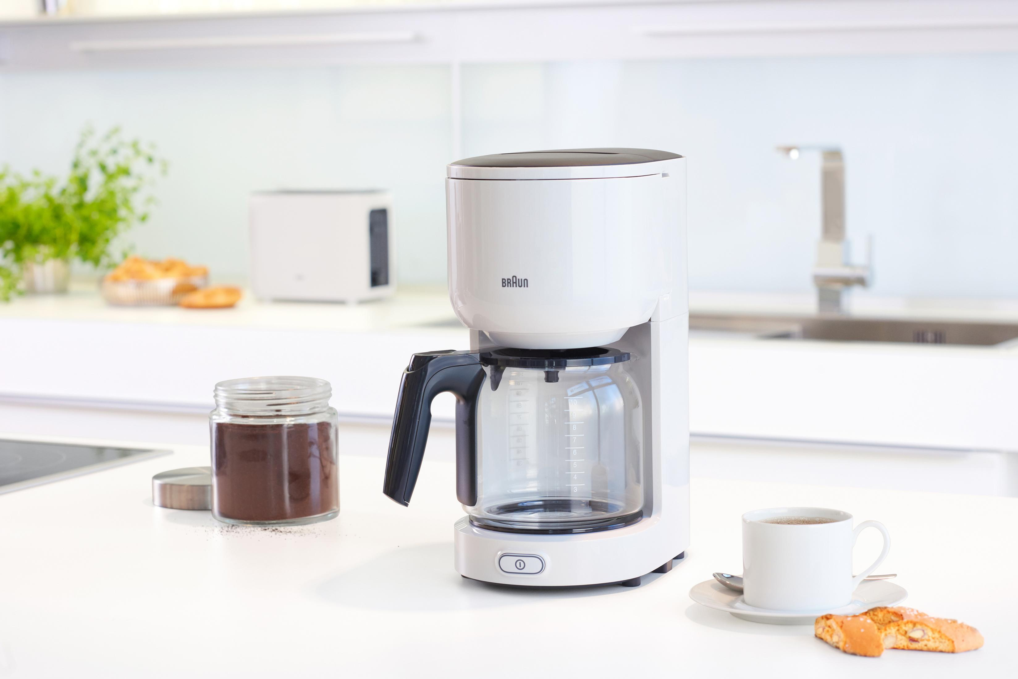 KF WH Weiß PUREASE BRAUN SERIE 3120 Kaffeemaschine -