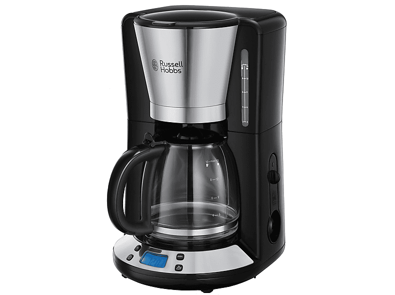 Cafetera de goteo - AIGOSTAR 812134N, 800 W, 12 tazas, Negro