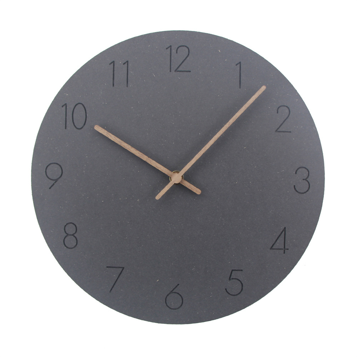 Uhr kreativ Wanduhr minimalistische Wanduhr schwarz Uhren SYNTEK Wohnzimmer aus stumm hängen Holz