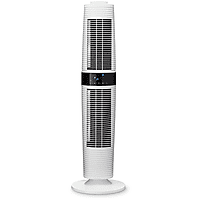 Clean Air Optima® CA-406W - Design Torenventilator - Ventilator met Temperatuursensor - Oscillatie: 90º en 360º