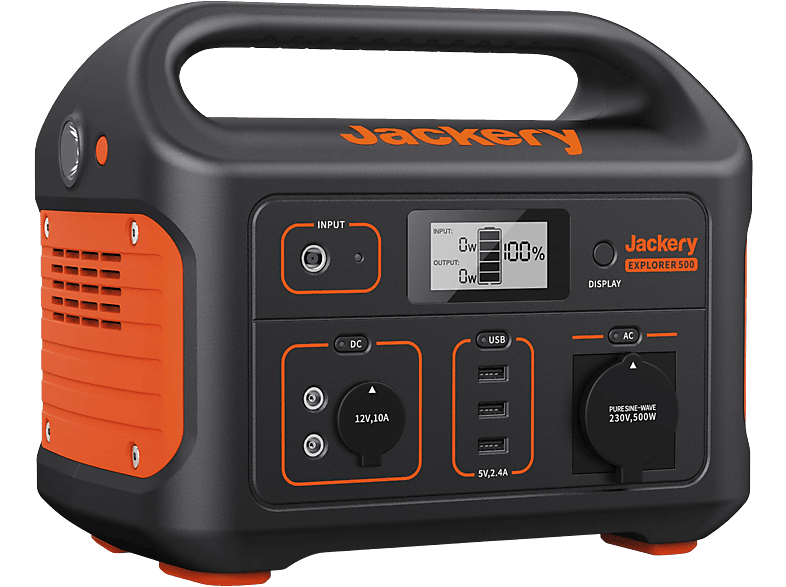 JACKERY Explorer 500, 518Wh Tragbare Powerstation Stromzeuger MediaMarkt
