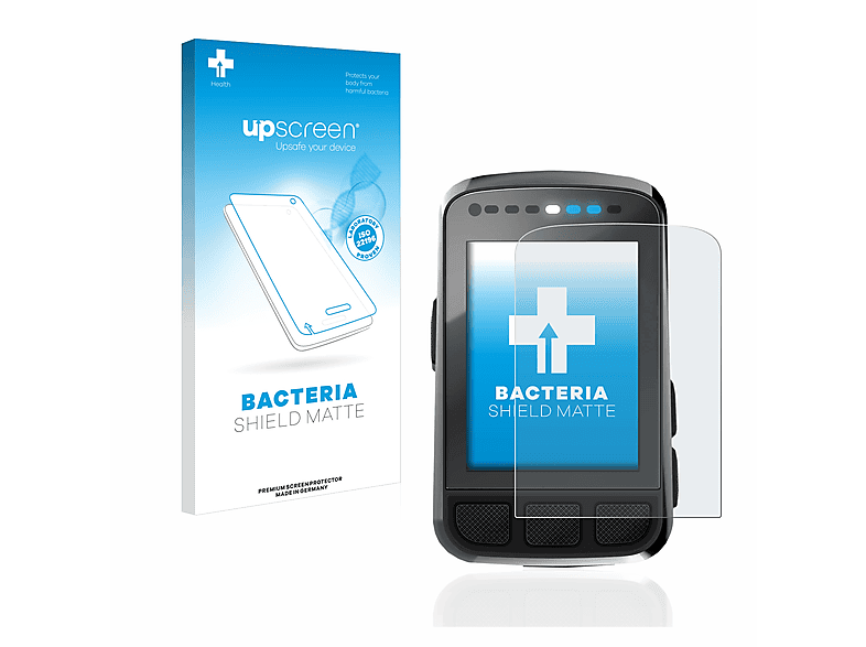 UPSCREEN antibakteriell entspiegelt matte Schutzfolie(für Elemnt Bolt V2 GPS) Wahoo