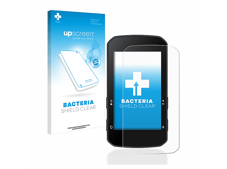 UPSCREEN antibakteriell klare Schutzfolie(für Bryton Rider 750) | Navi-Taschen & -Schutzfolien