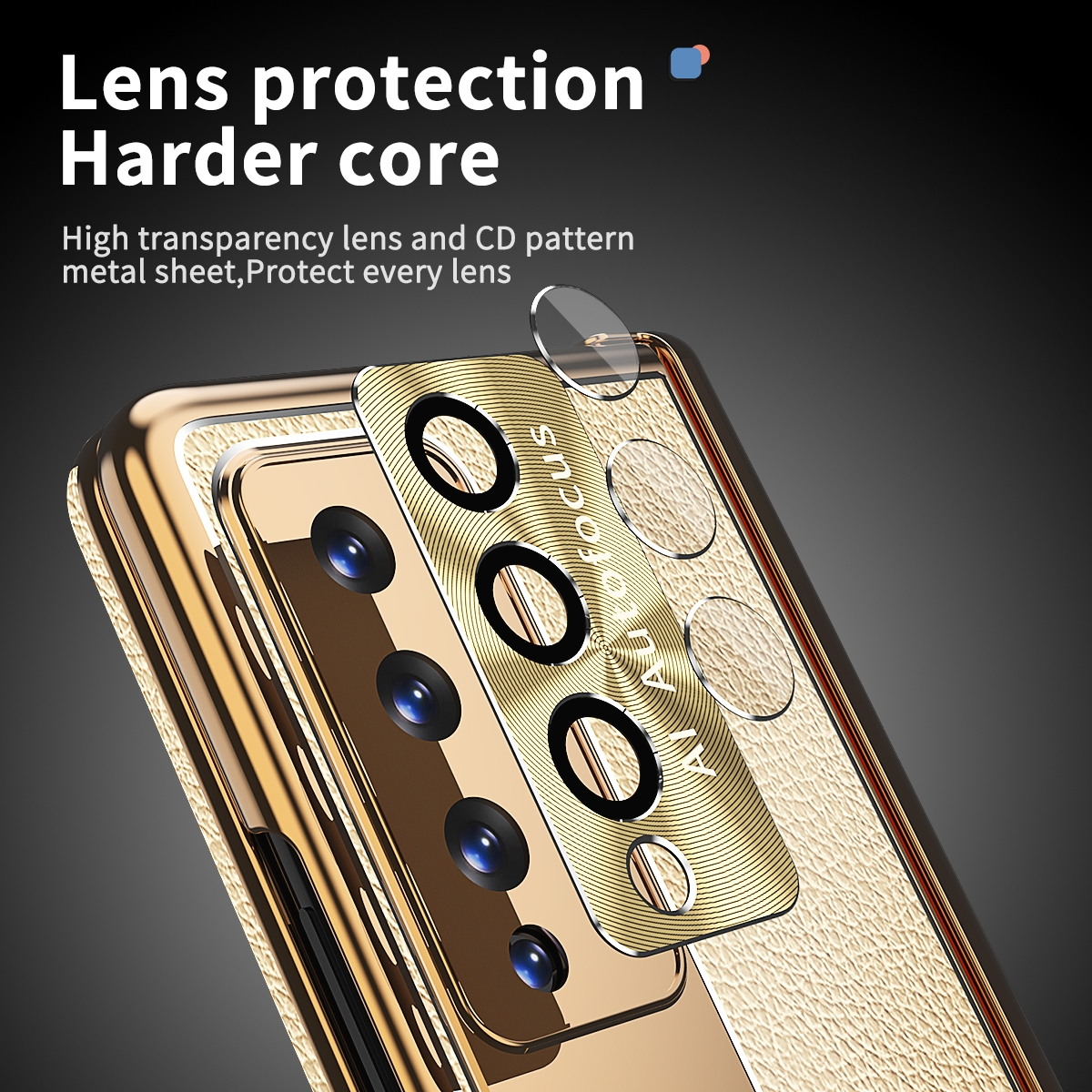 5G, Samsung, Hülle WIGENTO + Fold4 Stift, Grad Gold Magnetische Z 360 Galaxy Bookcover,
