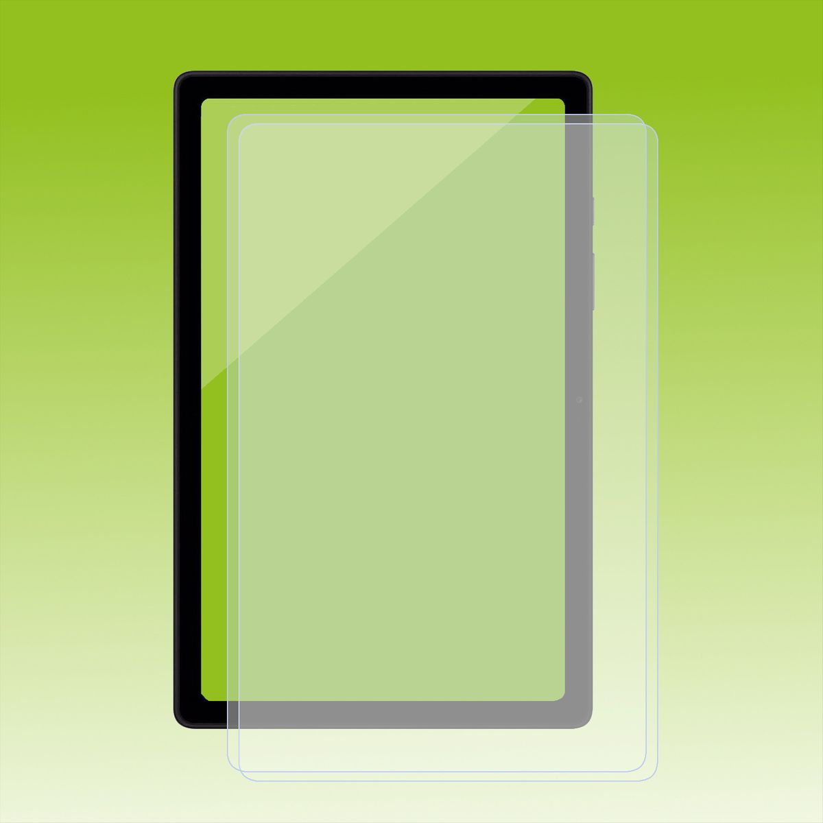 Folie Hart Schutzglas(für Panzer 7. Generation) Apple Display WIGENTO 10.2 Zoll iPad 2019 2x