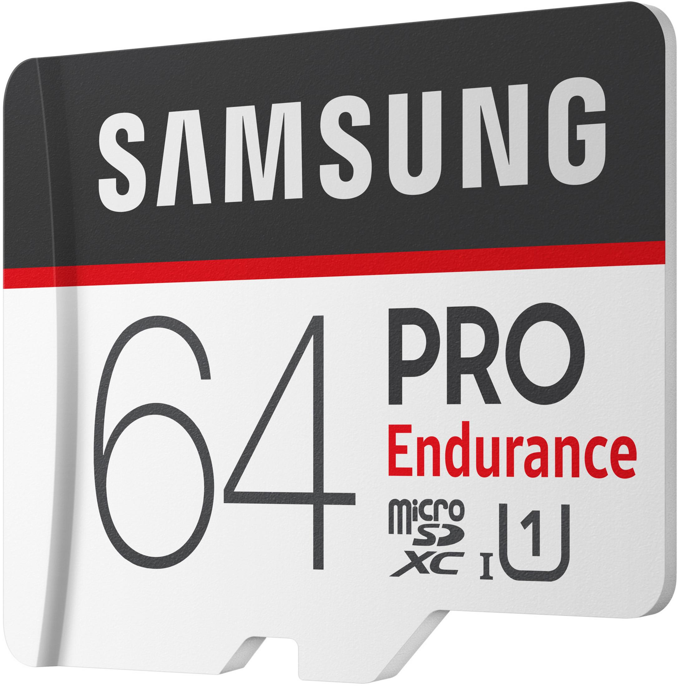 64 PRO Micro-SD, Speicherkarte, 64GB, GB, 100 Micro-SDXC SAMSUNG MB-MJ64GA/EU MB/s ENDURANCE