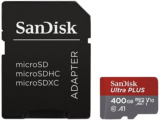 SANDISK 173478 MSDXC ULT. 400GB (100MB/S,UH, Micro-SDXC Speicherkarte, 400 GB, 100 MB/s