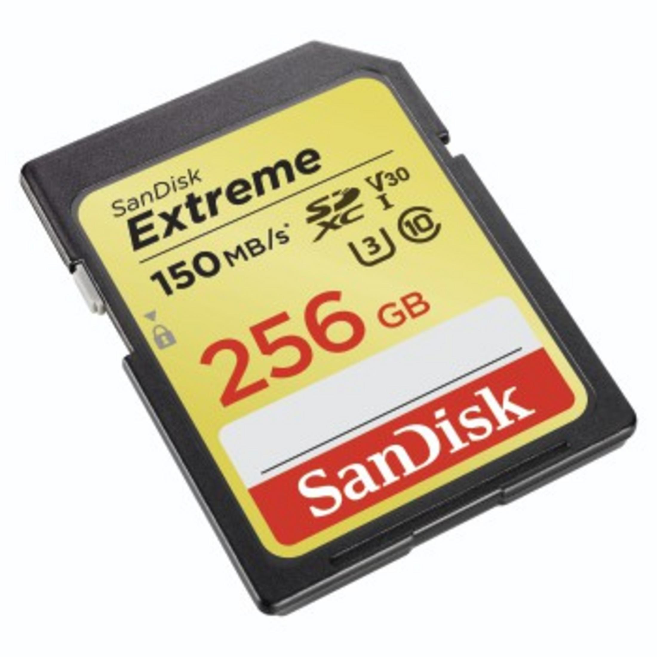 SANDISK SDSDXV5-256G-GNCIN SDXC 256, GB, Speicherkarte, EXTREME 150 256 MB/s Micro-SDXC