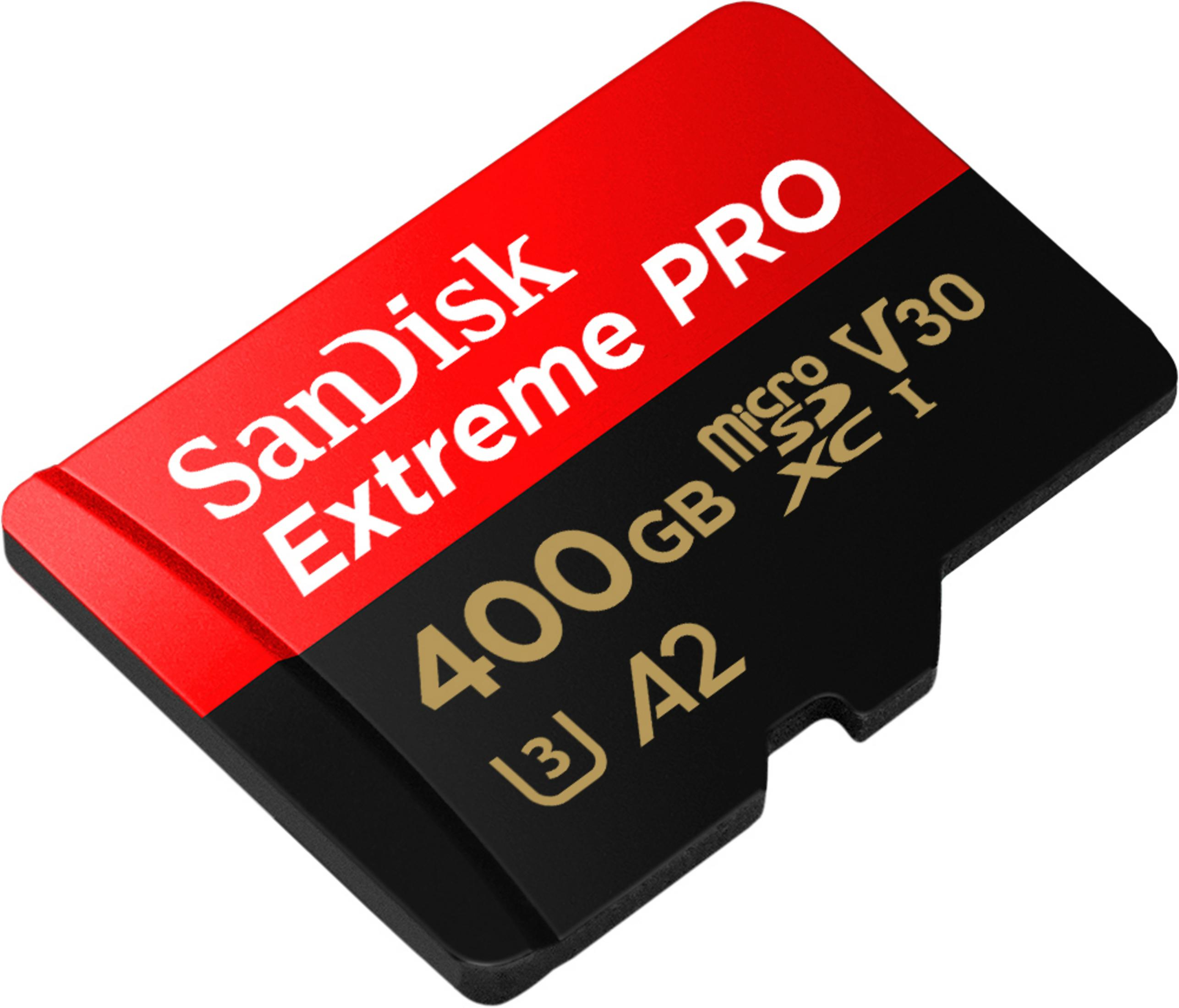 SANDISK SDSQXCZ-400G-GN6MA PRO, 170 Mbit/s Micro-SDXC Speicherkarte, 400 MSDXC GB, EXTR