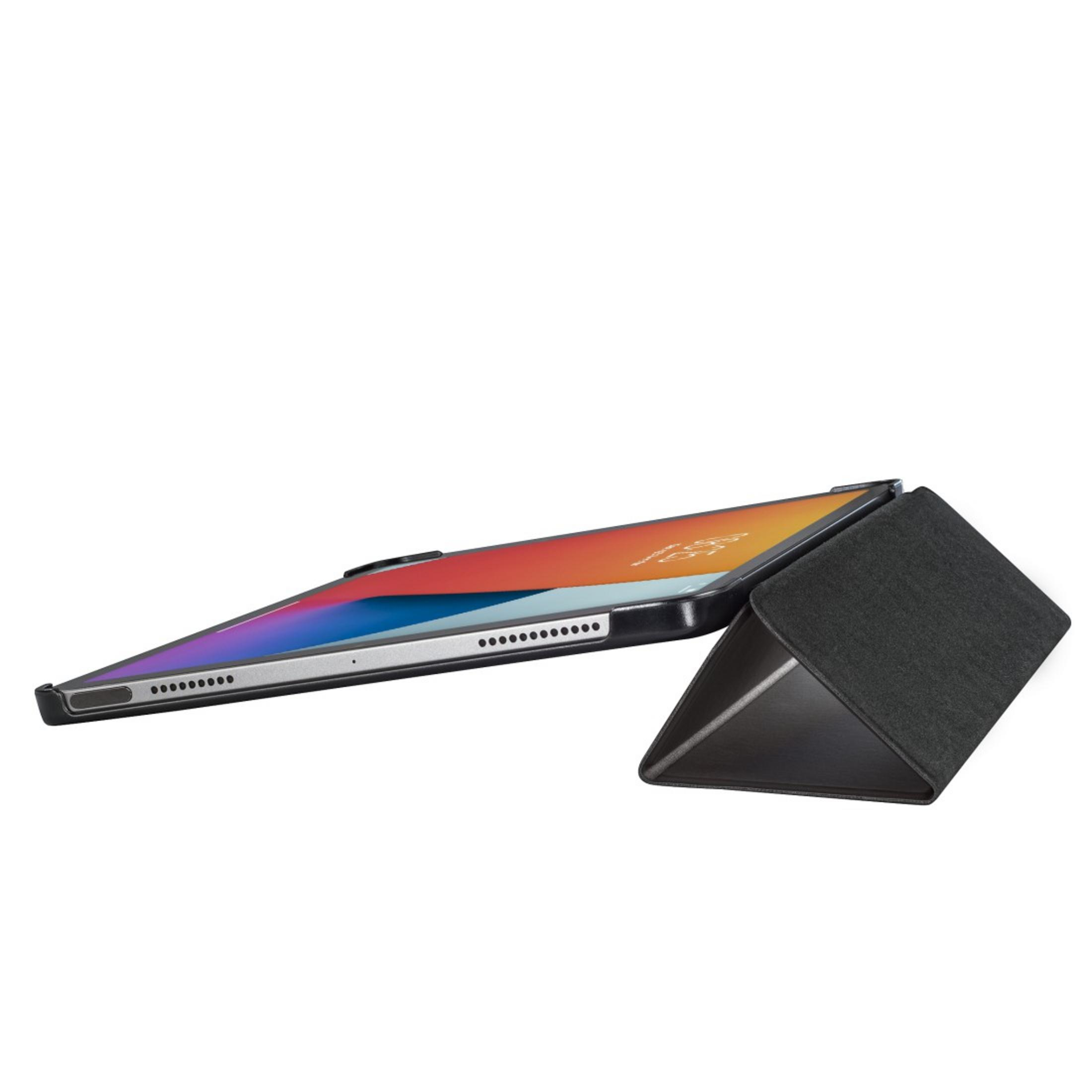 (PU), Schwarz bag Fold Apple Flip Cover für Tablet HAMA Polyurethan