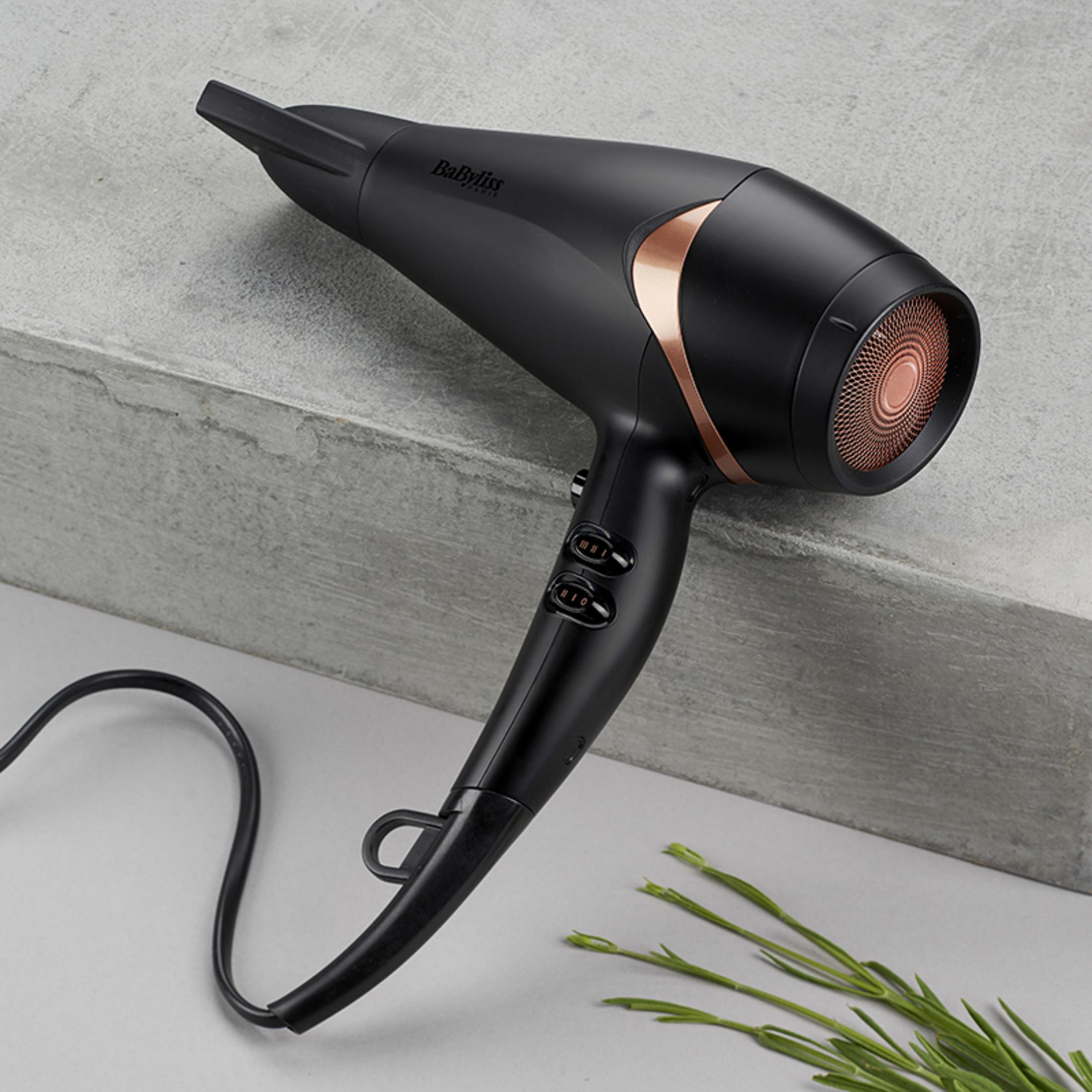 BABYLISS D 566E SHIMMER Schwarz/Bronze 2200 (2200 Haartrockner Watt)