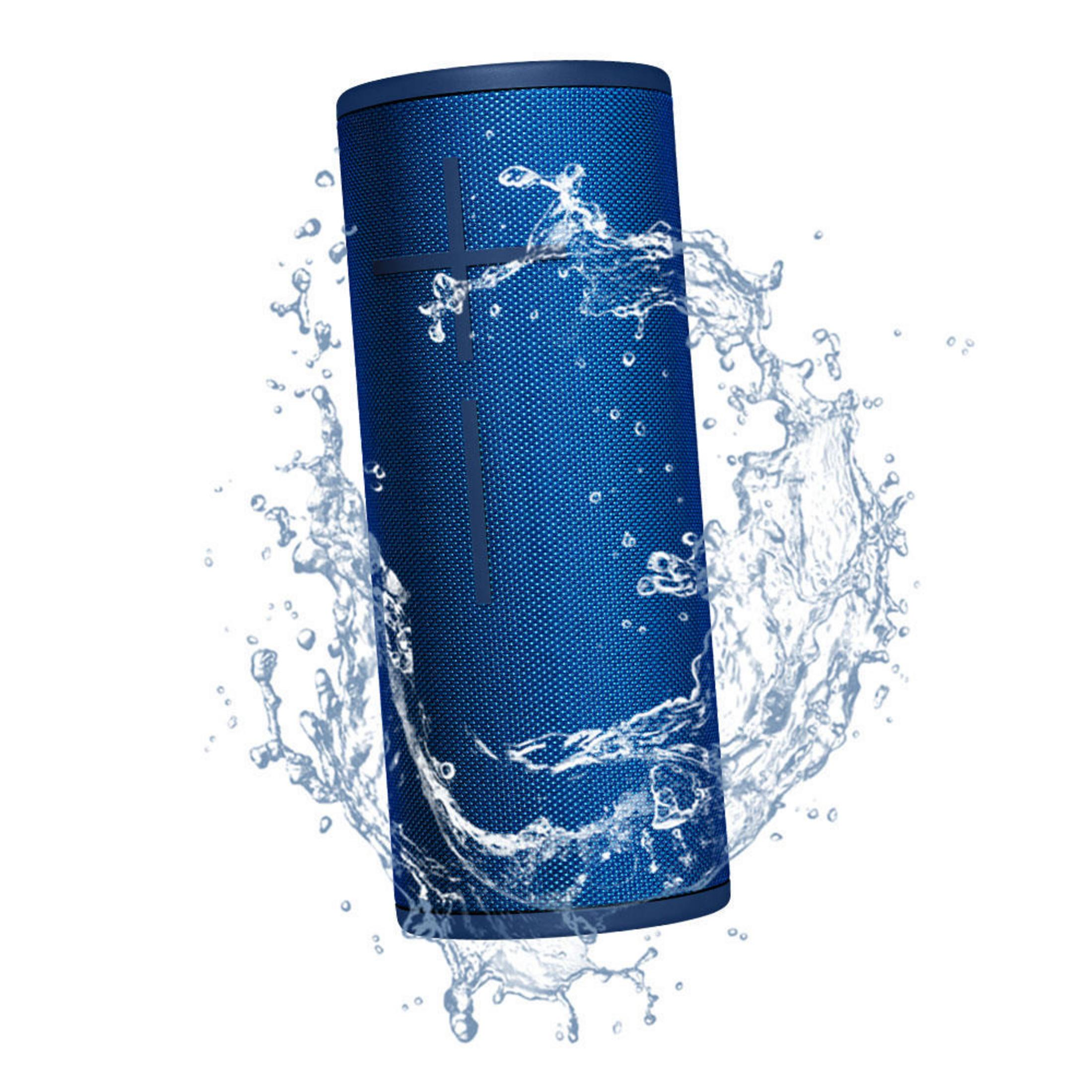 BOOM LAGOON 984-001362 Lagune, BLUE ULTIMATE Blaue Wasserfest EARS 3 Lautsprecher, Bluetooth