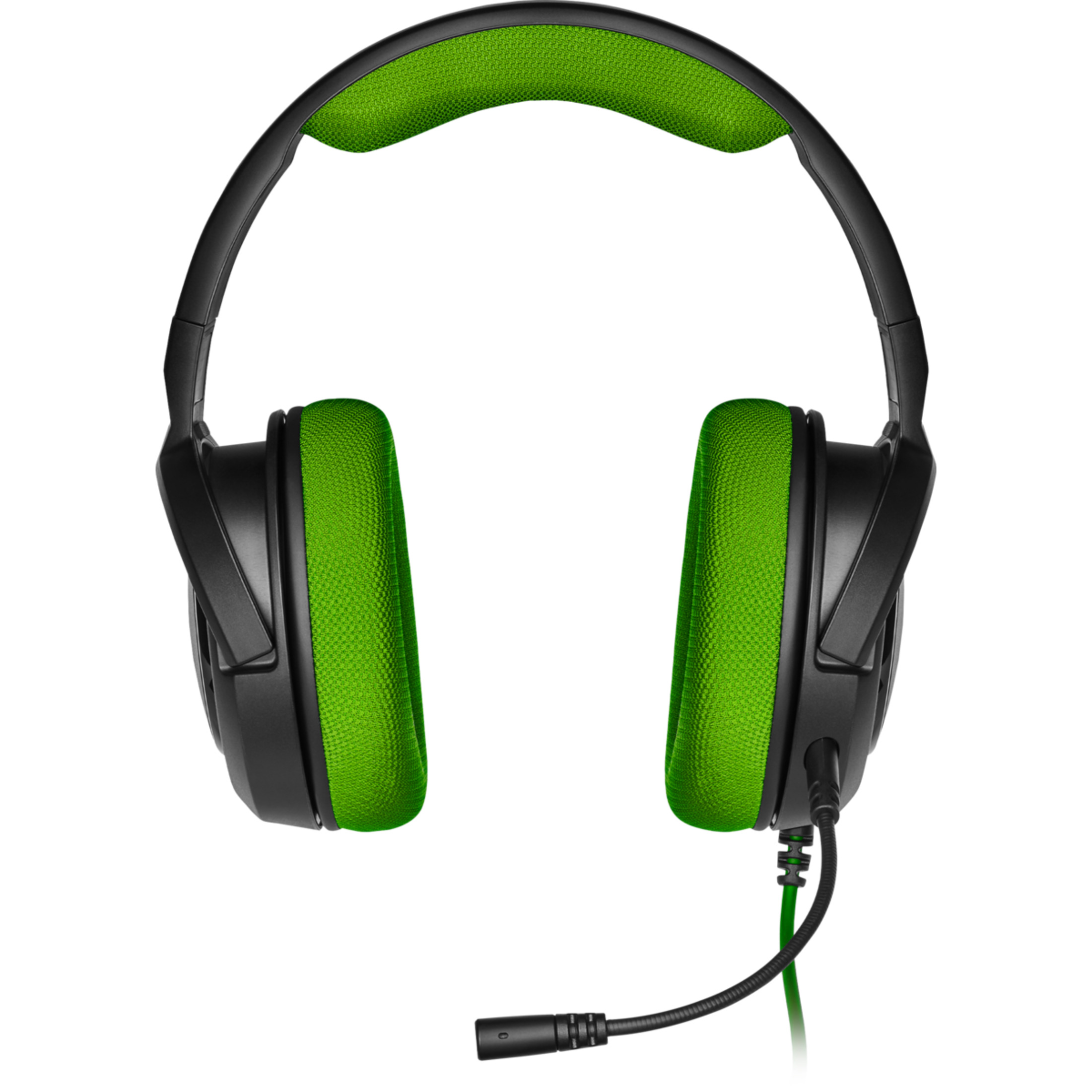 CORSAIR Headset GREEN, CA-9011197-EU HS35 HEADSET Gaming Over-ear STEREO Schwarz/Grün
