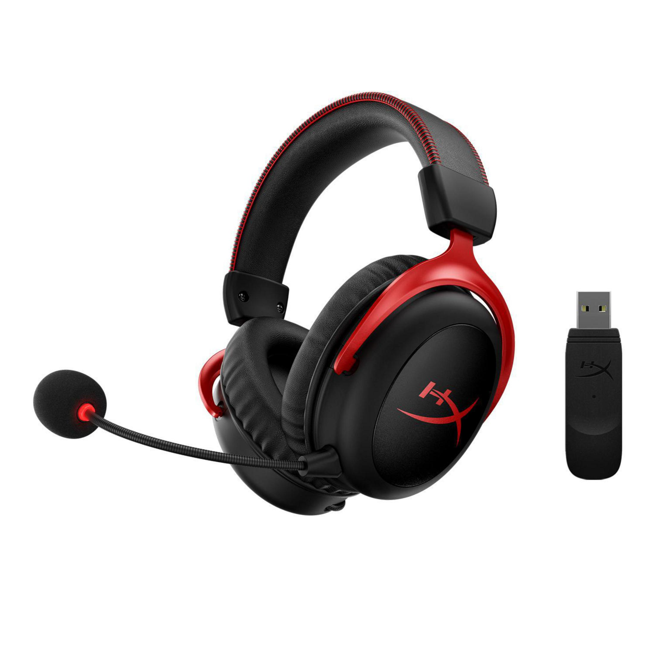 HYPERX 4P5K4AA CLOUD II WIRELESS, Over-ear Gaming Headset Schwarz/Rot